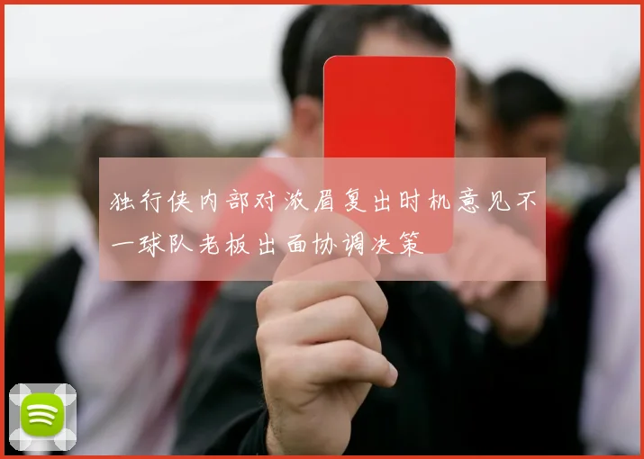 独行侠内部对浓眉复出时机意见不一球队老板出面协调决策